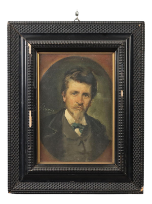 Giovanni Pezzotta, Portrait, Oil on Canvas