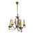 1930s French Neoclassical Brass Chandelier For Sale