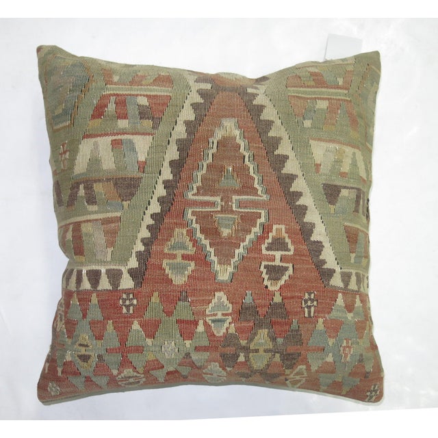 Late 20th Century Beautiful Turkish Kilim Pillow For Sale - Image 5 of 5
