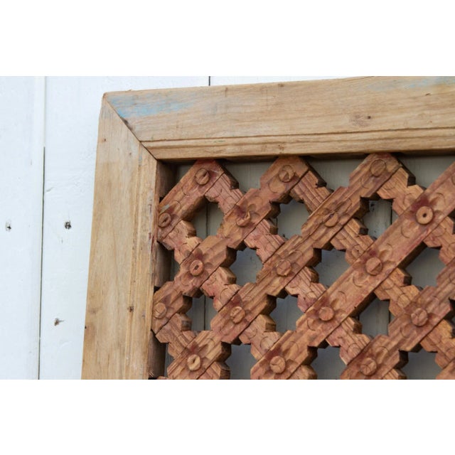 Wood Vintage Bleached Wood Star Panel For Sale - Image 7 of 10