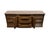 Drexel Heritage Cameo Collection Burled Walnut Italian Neoclassical Tuscan Style 78" Triple Door Dresser 002-132 For Sale In Kansas City - Image 6 of 17