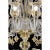 Gold Imperial Style “Rigadin” Murano Glass Chandelier in Venetian Design For Sale - Image 8 of 9