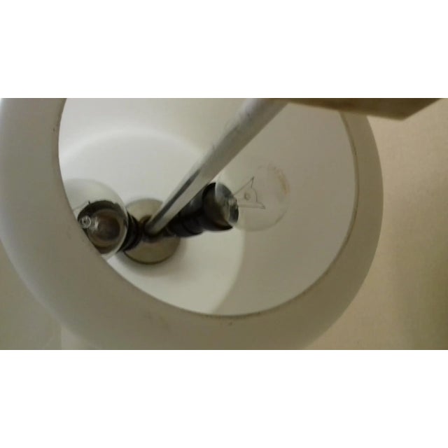 White Art Deco Table Lamp, 1930s For Sale - Image 8 of 11