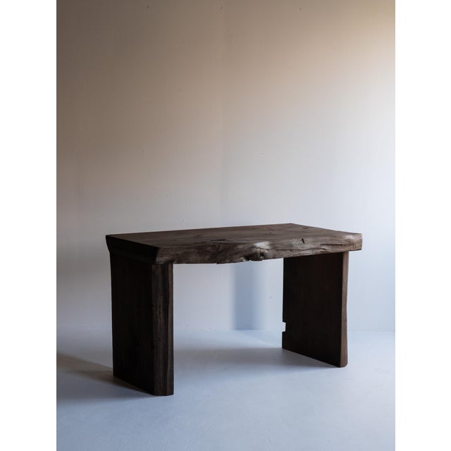 Japanese Antique Wooden Table / 1868-1920 / Wabi-Sabi Table For Sale - Image 4 of 16