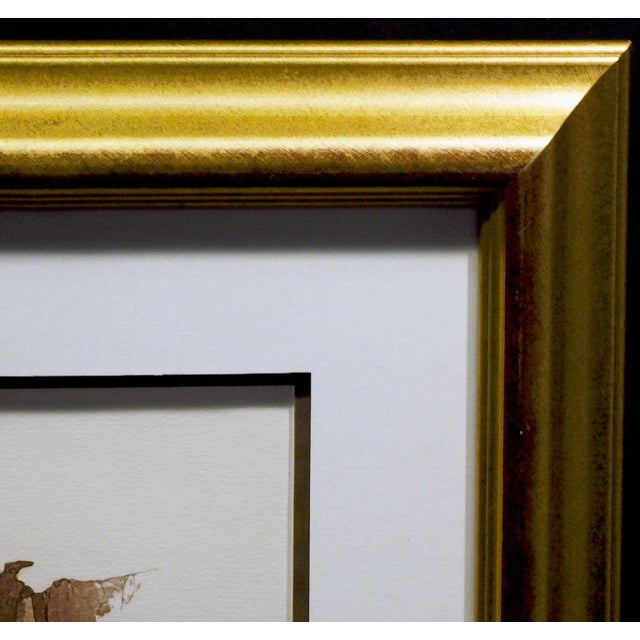 Paper 1980s Chad Neff "Warmed by a Blanket" Hand Signed & Numbered Art Etching For Sale - Image 7 of 7