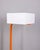 Vintage Space Age Italian Orange Metal and Acrylic Glass Floor Lamp, 1970s For Sale - Image 6 of 15