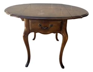 Vintage Ethan Allen French Country Drop Leaf Table