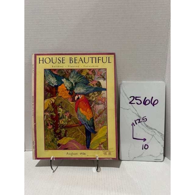 1926 Original House Beautiful Cover, August, B. Hunter Walt, Art Deco. For Sale - Image 9 of 9