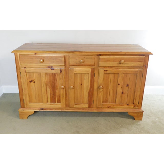 Ethan Allen Farmhouse Pine Sideboard Buffet Chairish