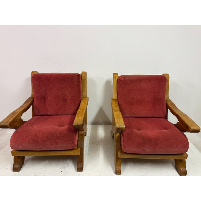 Set of Vintage Belgian Brutalist Chairs, 1960s For Sale - Image 14 of 17
