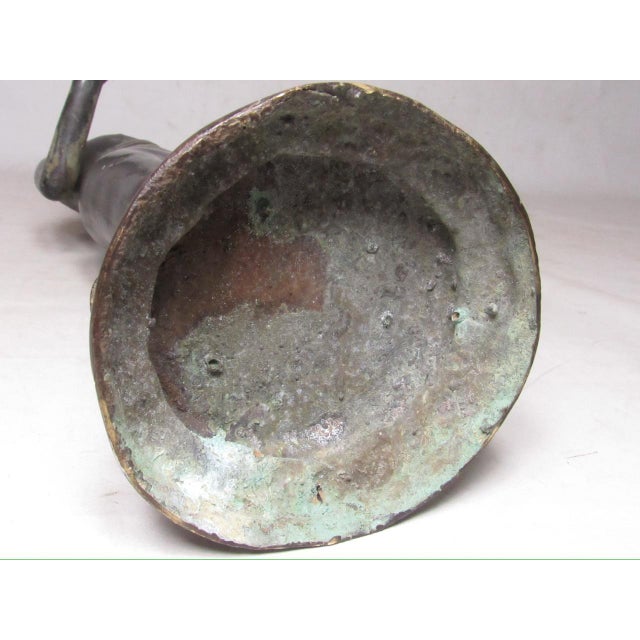 1930s Tibetan Bronze Figurine of a Deity For Sale - Image 5 of 12