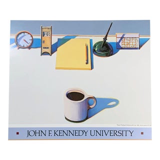 1988 Wayne Thiebaud John F. Kennedy University Poster For Sale