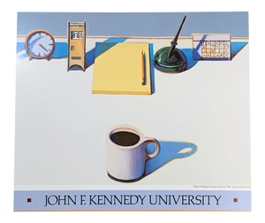 1988 Wayne Thiebaud John F. Kennedy University Poster