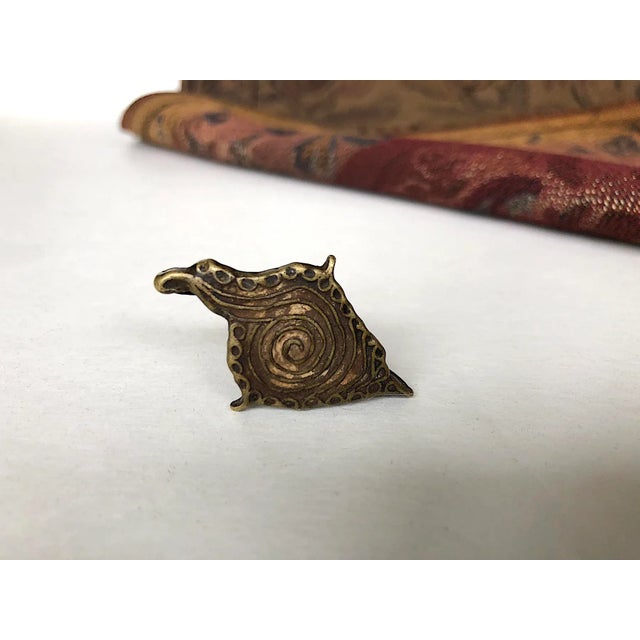 Antique Indian Hindu Bronze Chhapas Tribal Body Stamp For Sale - Image 9 of 10