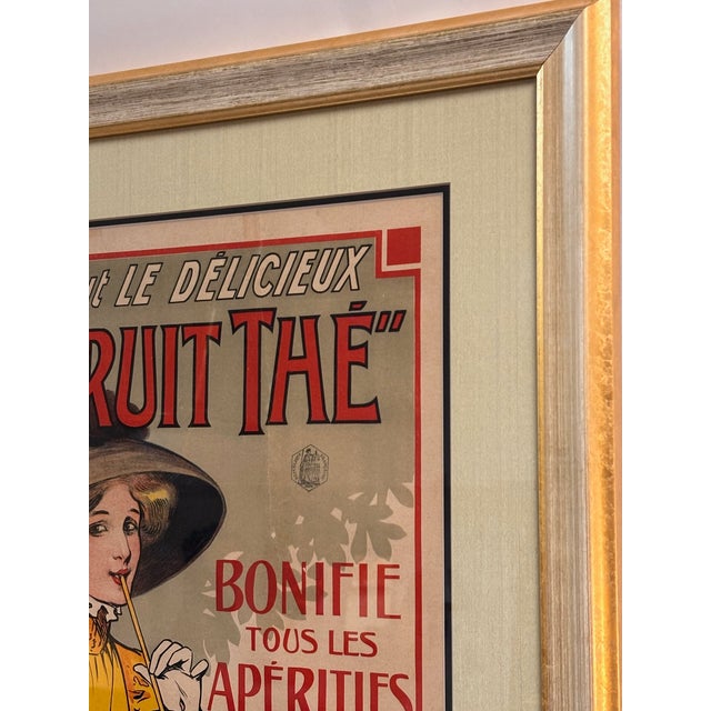 This large, colorful advertising poster is a classic French lithograph, circa 1900. and was printted by the renowned...