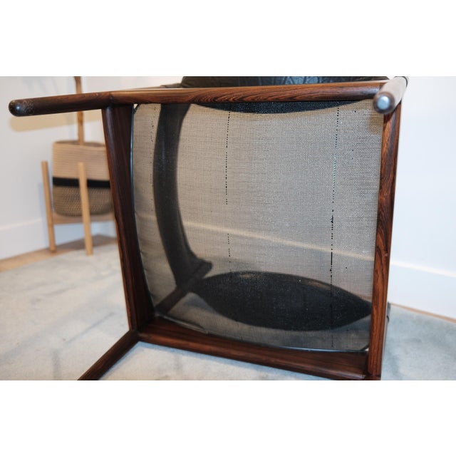 1960s Danish Modern Kristian Vedel "Modus" Leather Lounge Chairs — Pair For Sale - Image 14 of 15