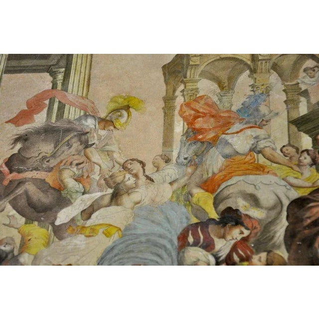 Early 19th Century 19th Century Italian Neoclassical Scagliola Center Table For Sale - Image 5 of 7