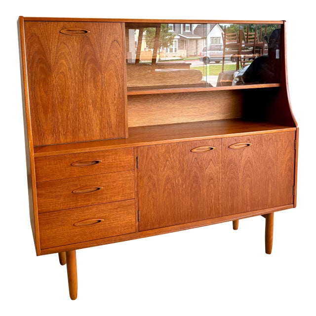 Jentique Mid-Century Teak Cocktail Cabinet For Sale