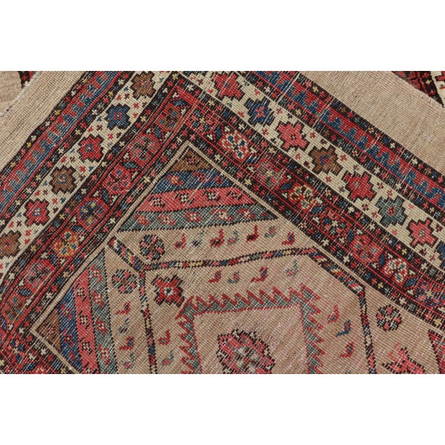Tribal Persian Hand Knotted Antique Serab Long Runner in Tribal Design 3'7 X 14 For Sale - Image 11 of 11
