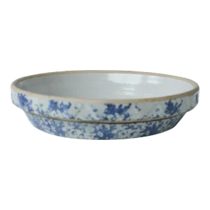 1970's Stangl Town and Country Spongeware Pottery Baking Dish
