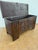 19th Century Antique Spanish Carved Wooden Chest with Geometric Motifs, 1850 For Sale - Image 5 of 15