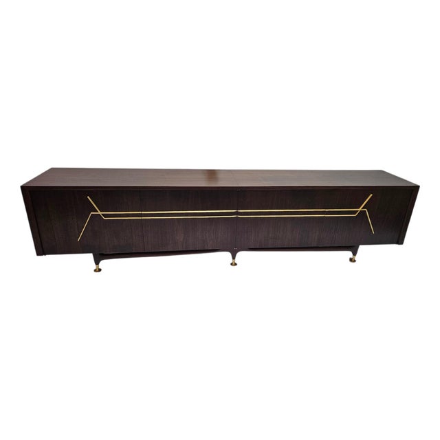1950s Oversized Credenza For Sale