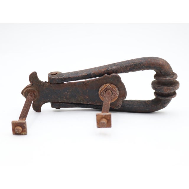 A. Kenrick & Sons Antique A. Kenrick & Sons Cast Iron Black Door Knocker-Unmarked For Sale - Image 4 of 4