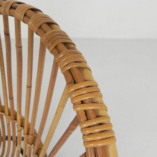 Vintage Bamboo Chair by Rohe Noordwolde, 1960s For Sale - Image 9 of 18