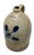 Beautiful Antique American Blue Flower Decorated 3 Gallon Size Stoneware Jug by E & L P Norton in Bennington Vermont For Sale - Image 13 of 18
