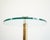 Early 21st Century Italian Brass & Glass Side Table in the Style of Gio Ponti For Sale - Image 5 of 6