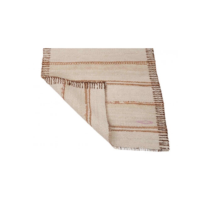 1960s Vintage Small Turkish Kilim Rug - 2`6″ X 4`4″ Ft. For Sale - Image 5 of 6