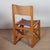 Wood Vintage Chairs in Wood and Leather, 1980, Set of 6 For Sale - Image 7 of 9