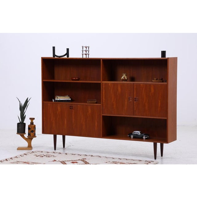 Mid-Century Teak Highboard, 1960s For Sale - Image 4 of 18