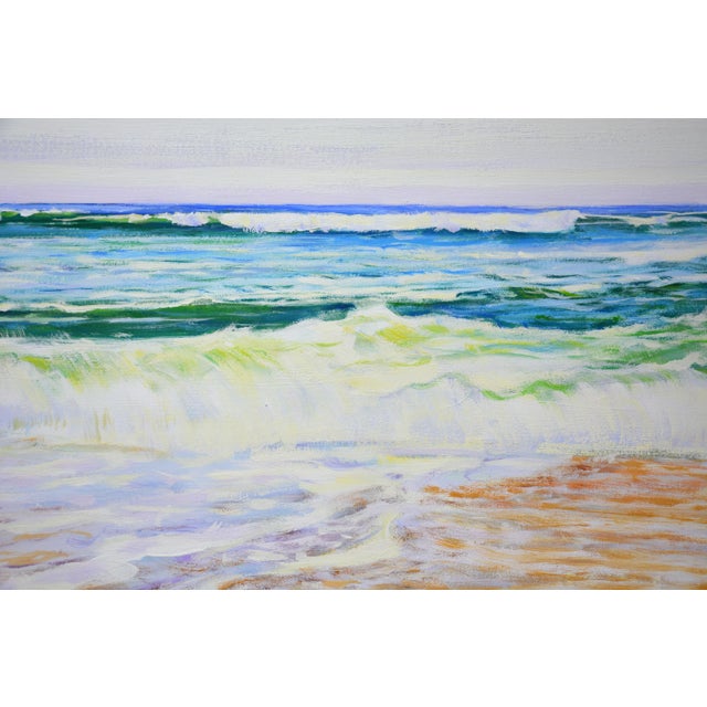 Early 21st Century Ocean Inspiration. Modern Original Painting. Arts Bound For Sale - Image 5 of 8