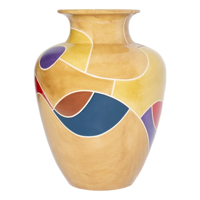 Kurt McCracken Studio Pottery Floor Vase For Sale