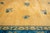 1920s 1920s Large Size Bold Yellow Field Handknotted Art Deco Wool Antique Chinese Rug For Sale - Image 5 of 8