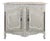 Provençal Louis Xv Style Buffet, Richly Carved and Patinated Grey For Sale