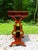 Antique Mahogany Empire Victorian Gothic Revival Trestle Lyre Nightstand Table For Sale - Image 4 of 18