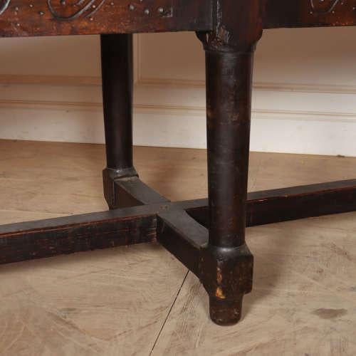 Antique Spanish Monastry Table For Sale - Image 5 of 10