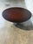Wood Dark Teak Round Adjustable Height Coffee to Dining Table Vintage Mid-Century Modern 1970s For Sale - Image 7 of 11