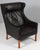Model 2204 Wingback Chair in Leather by Børge Mogensen for Fredericia For Sale - Image 6 of 10