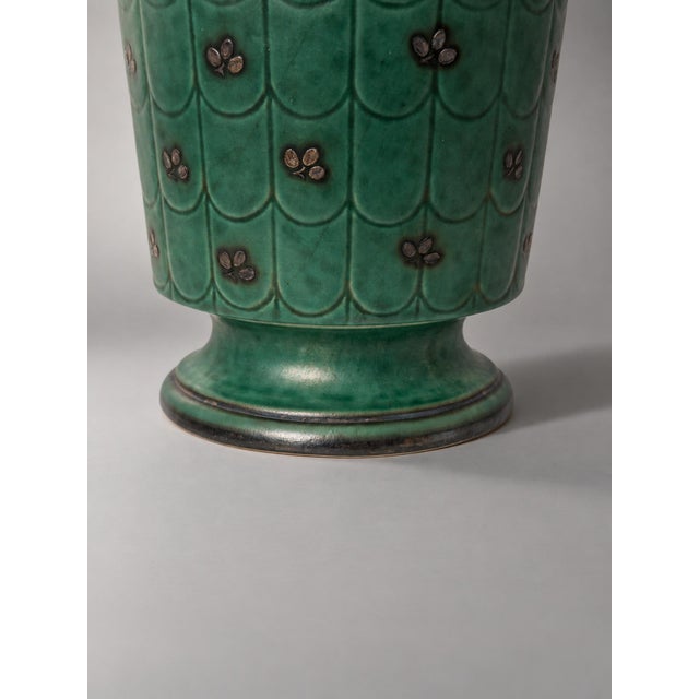 Argenta Vase by Wilhelm Kåge for Gustavsberg, Sweden, 1940s For Sale - Image 3 of 6