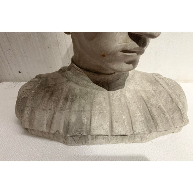 20th Century Sculpted Plaster Cast of a Bust of a Young Man, 1920s For Sale - Image 9 of 11