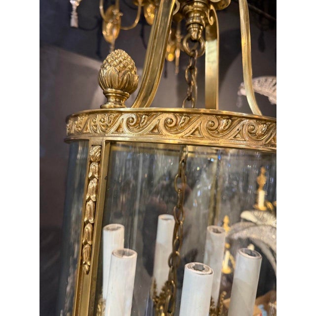 1900 - 1909 1900 Caldwell Bronze Lantern Neoclassical Design For Sale - Image 5 of 6