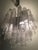 Metal Murano Glass Sputnik Chandelier With "Corteccia" Tubes Italian Glass For Sale - Image 7 of 7