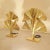 Mid-Century Modern Pair of Ginkgo Brass Table Lamps, Mid Century Modern Italy For Sale - Image 3 of 12