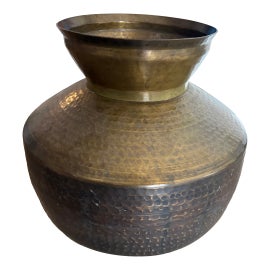 Example of Unlacquered Brass Finish Vessels and Vases