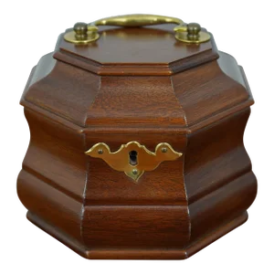 Virginia Metalcrafters Cw-101 Mahogany Tea Caddy
