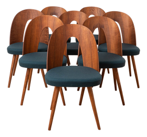 Mid-Century Modern Dining Chairs by A. Šuman, 1960s, Set of 8
