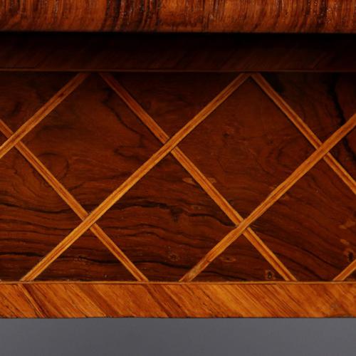 Inlaid Game Table in Rosewood For Sale - Image 13 of 16